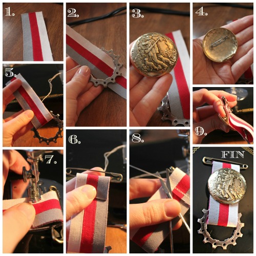 Steampunk Medal DIY Collage